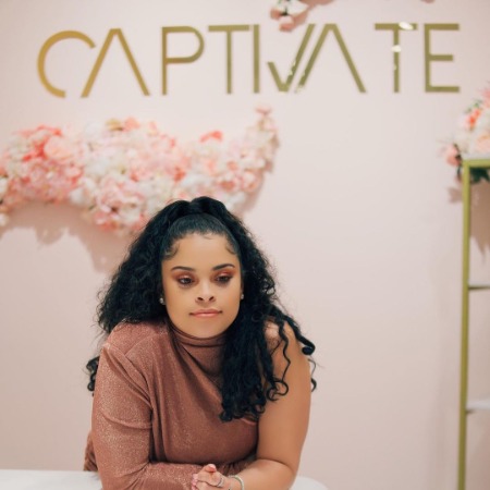 Nina Heisser featuring the clothing brand CAPTIVATE. 